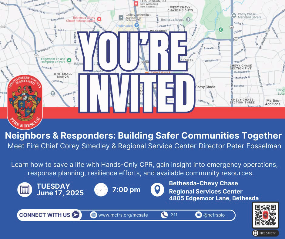 Bethesda Regional Services Center Town Hall FIRE